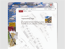 Tablet Screenshot of musikverein.info